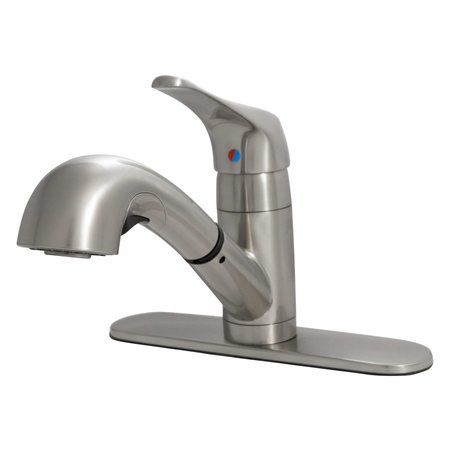 Msi 1 Handle Kitchen Faucet 8301-805 Brushed Nickel ZOR-FAU-K1HBN8301-805